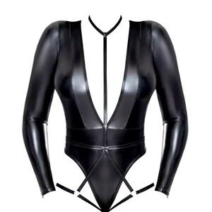 Black Long Sleeve Bodysuit